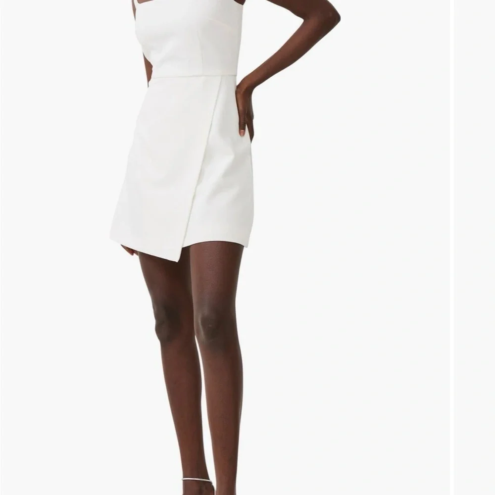 NWT French Connection White Mini Dress - Picture 2 of 6